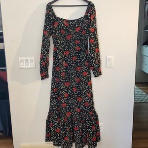 Nasty Gal Floral Maxi Dress